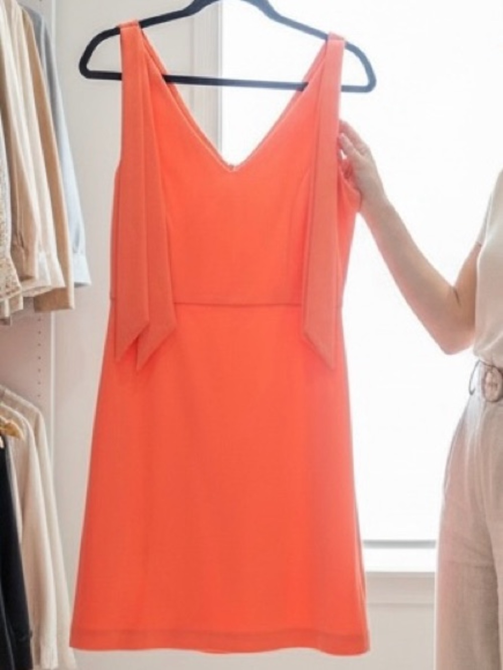 NWT BCBGeneration Coral V-Neck Mini Dress